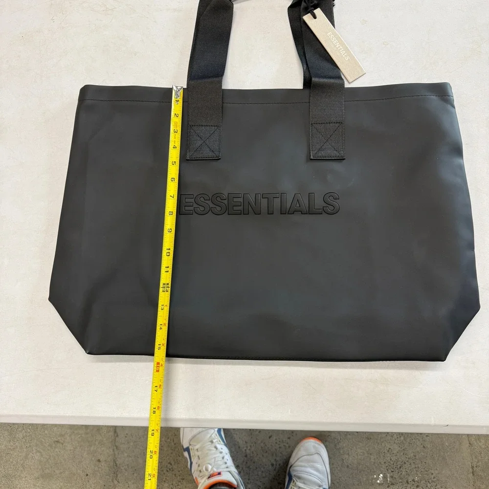 NWT Fear Of God Essentials Black Large‎ Tote Bag Logo
